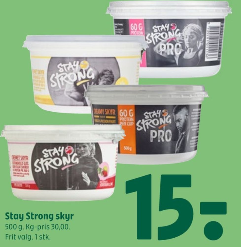 Stay Strong, Hindbær & Blåbær Skyr