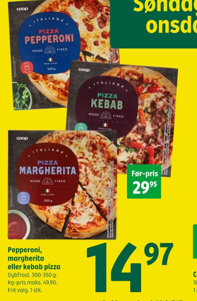 Coop, Pizza Kebab