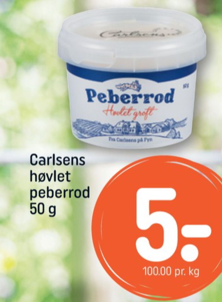 Carlsens, Peberrod