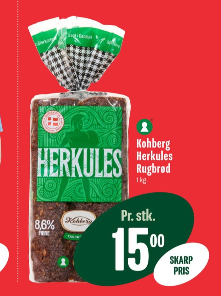 Kohberg Herkules, Rugbrødsskiver