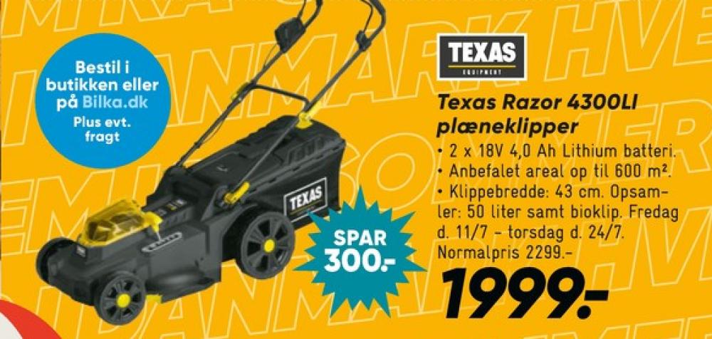 Texas, Plæneklipper