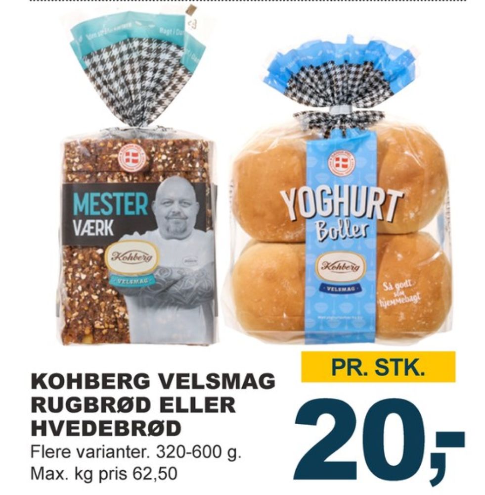 Kohberg Bagernes Bedste, Rugbrødsskiver