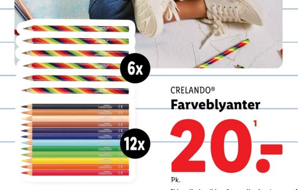 Crelando, Farveblyanter