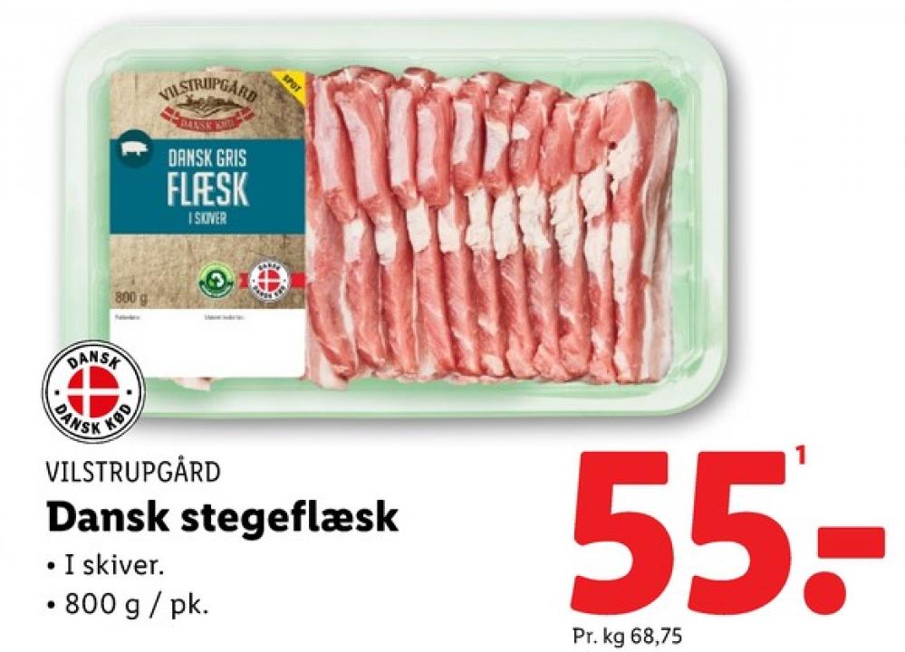 Vilstrupgård, Flæsk i skiver