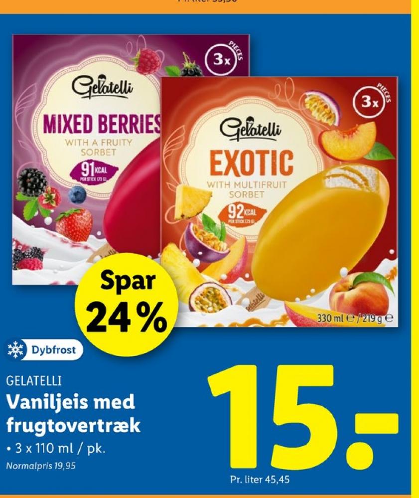 Gelatelli, Mixed Berries ispinde
