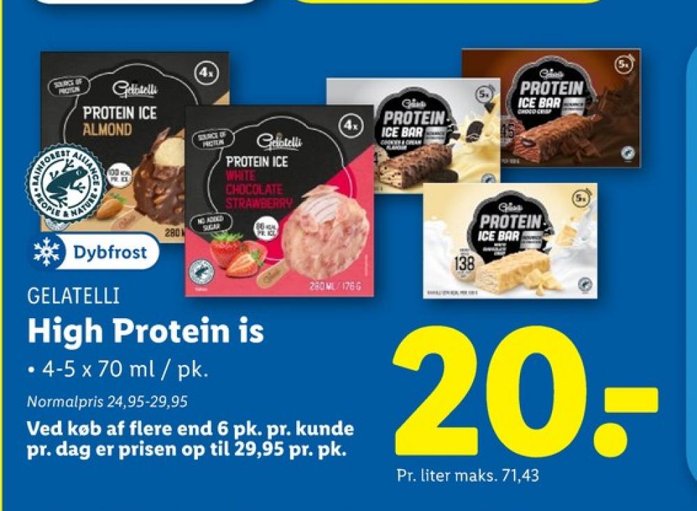Gelatelli, Protein Ice Bar