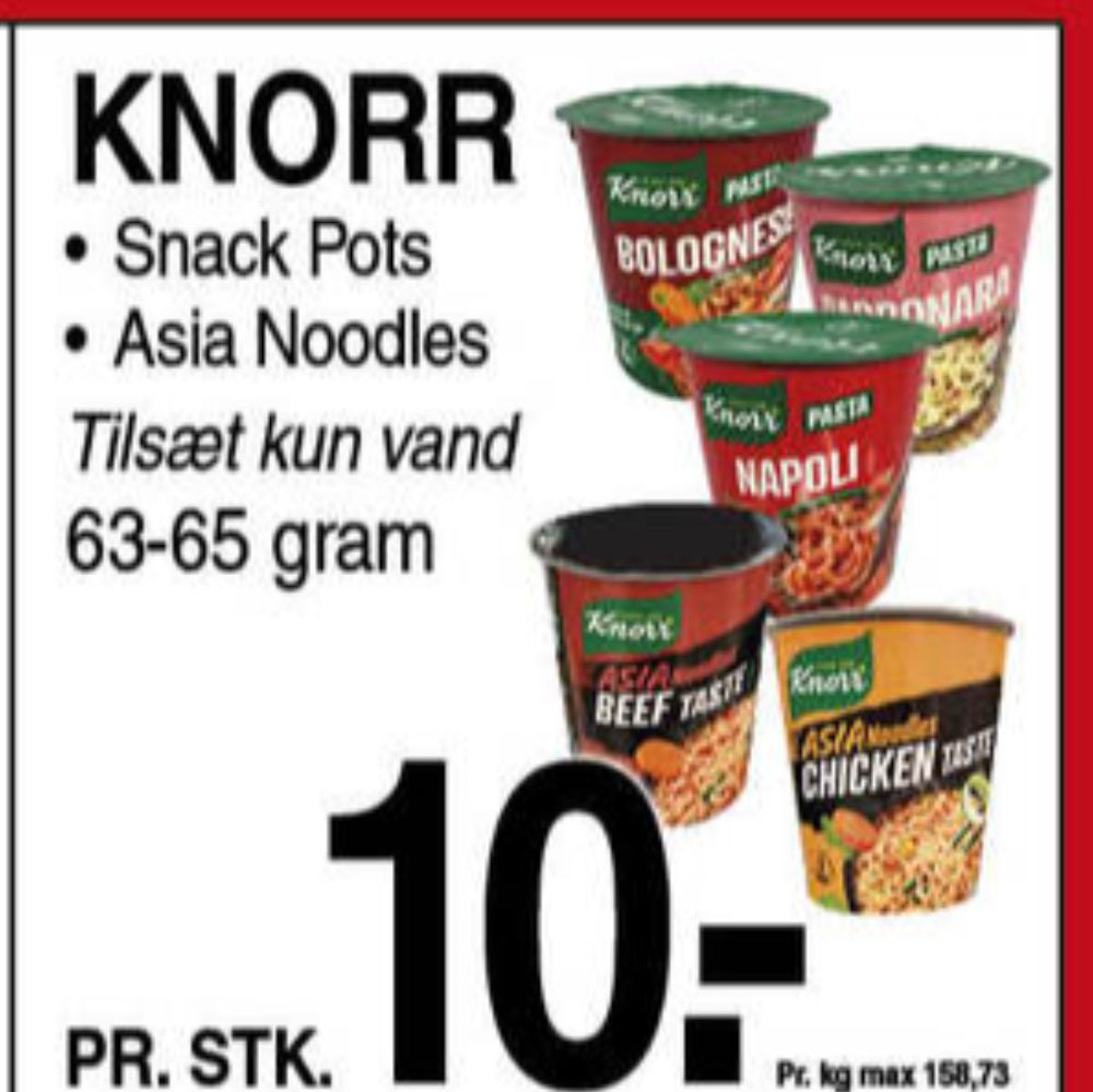 Knorr ASIA Noodles, Beef Taste