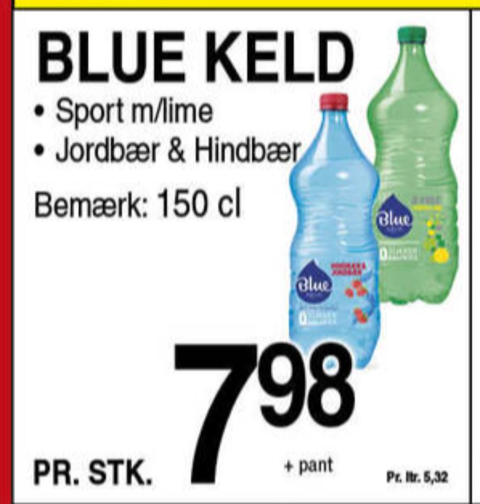 Blue Keld BFree, Sportssodavand Lemon Lime