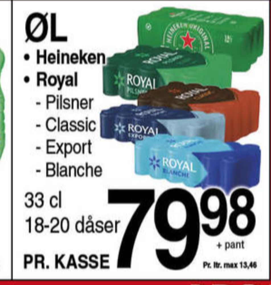 Royal Classic, Øl 24 pk.