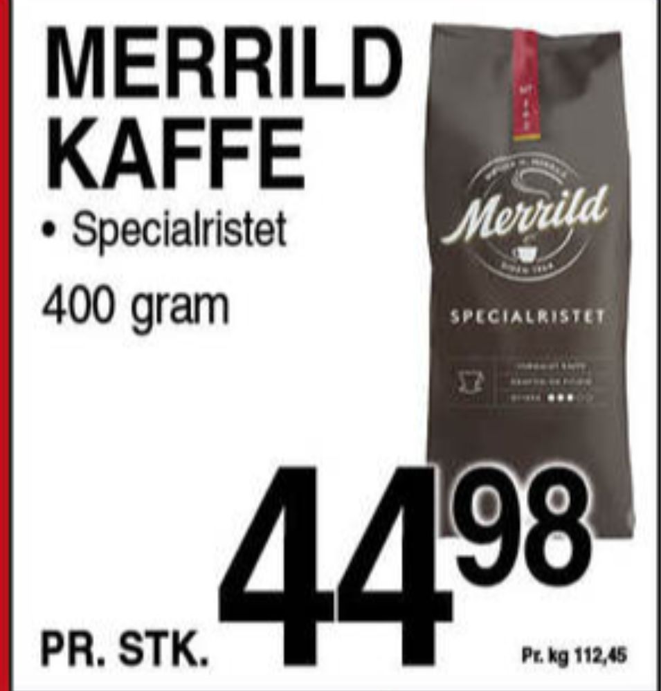 Merrild Specialristet, Kaffe Formalet