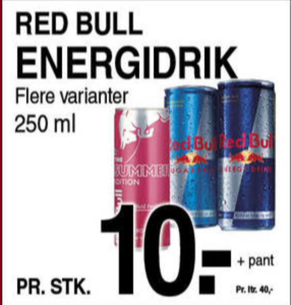 Red Bull The Summer Edition, Energidrik
