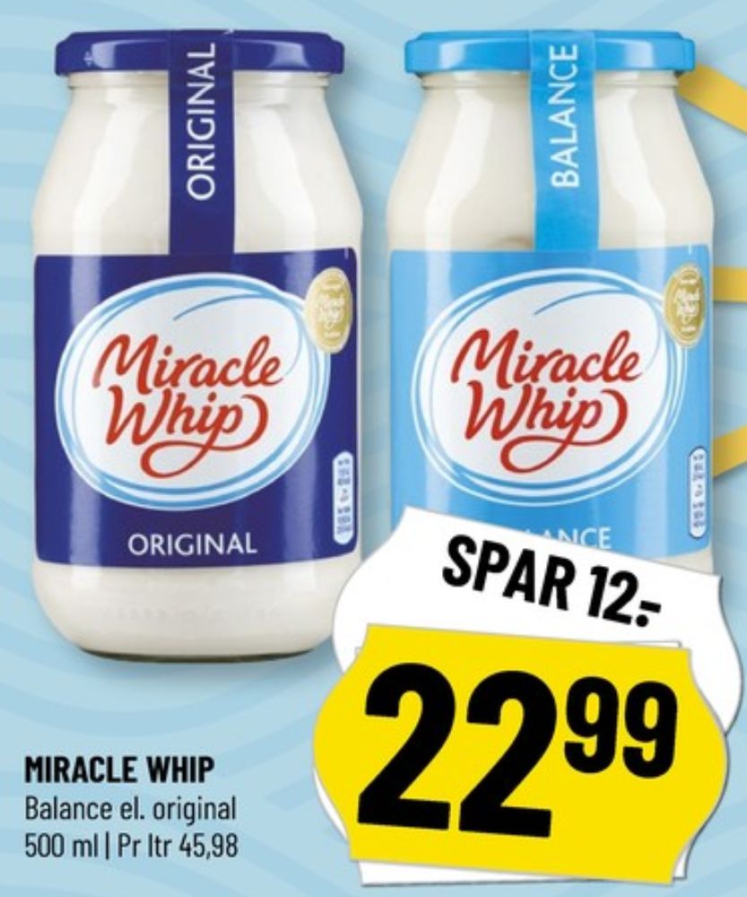 Miracle Whip, Mayonnaise Balance