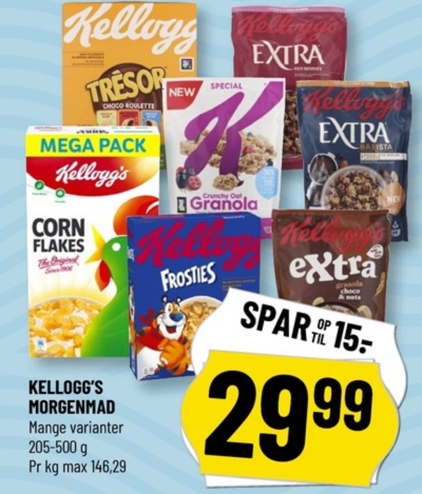 Kelloggs Special K, Morgenmadsprodukt
