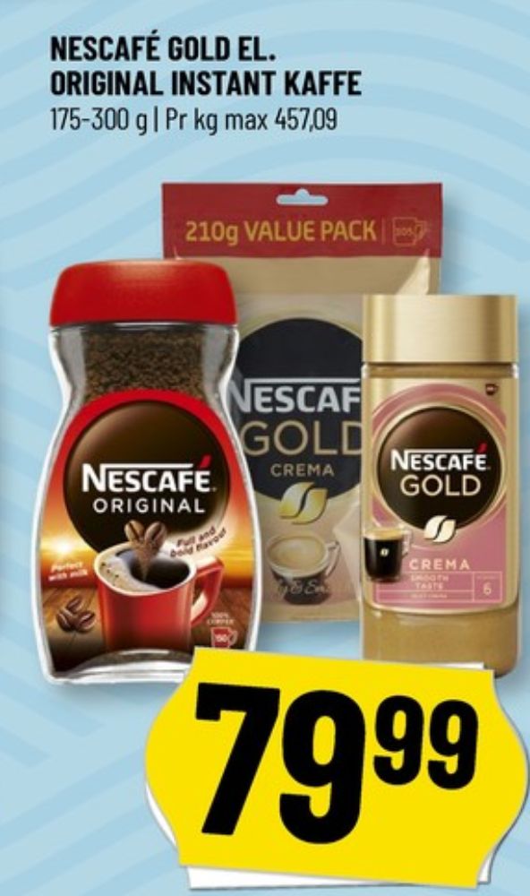 Nescafe Original, Instant Kaffe