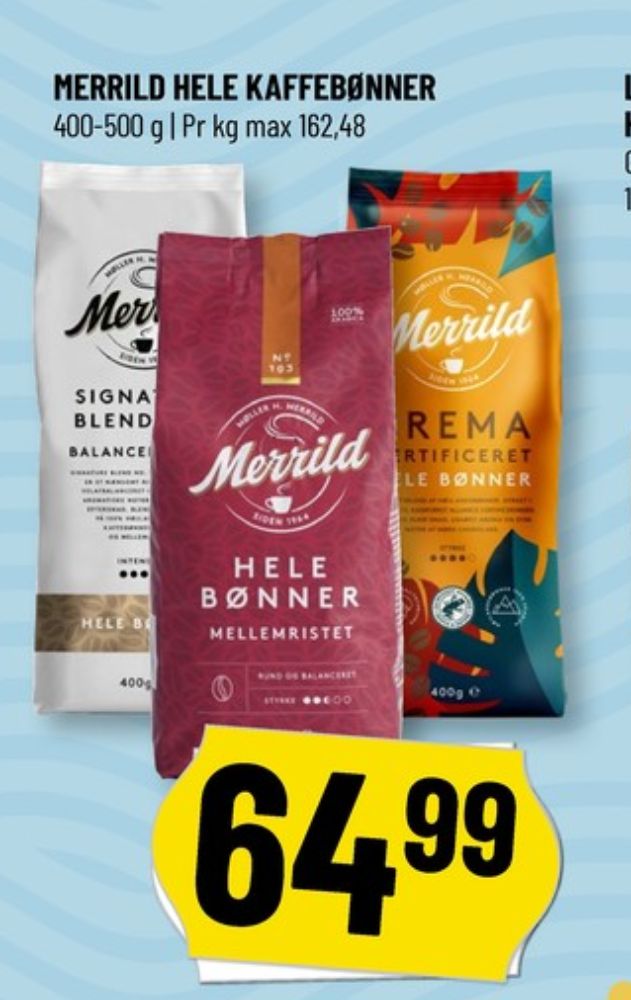 Merrild Signature Blend 56, Kaffebønner