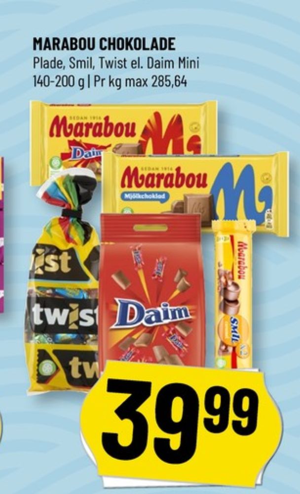 Marabou, Chokoladeplade Mjölk Choklad