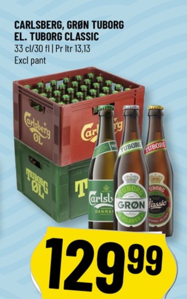 Tuborg Classic, Øl