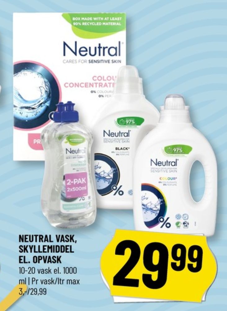 Neutral, Vaskemiddel-flydende