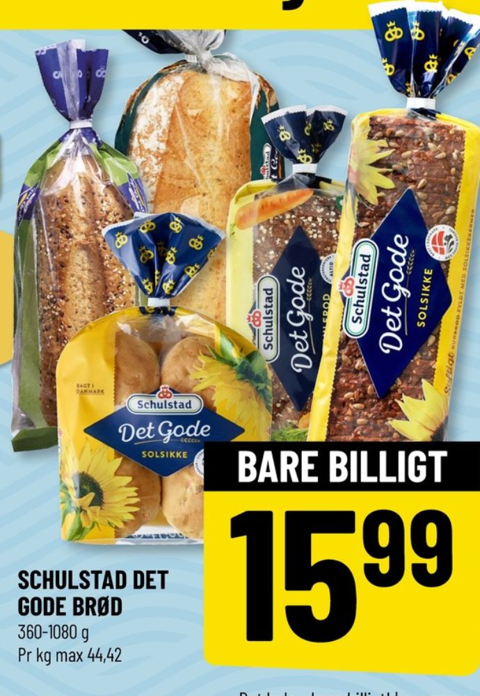 Schulstad Det Gode, Solsikkerugbrød