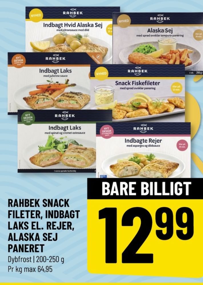 Rahbek, Snack Fiskefileter