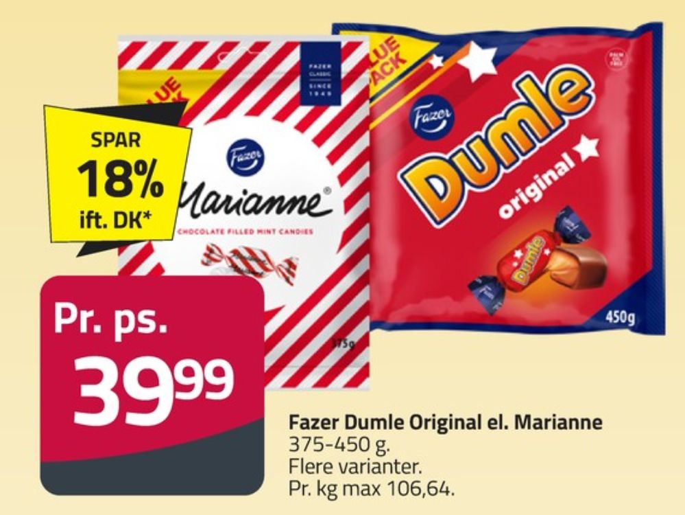 Dumle, Karameller Original