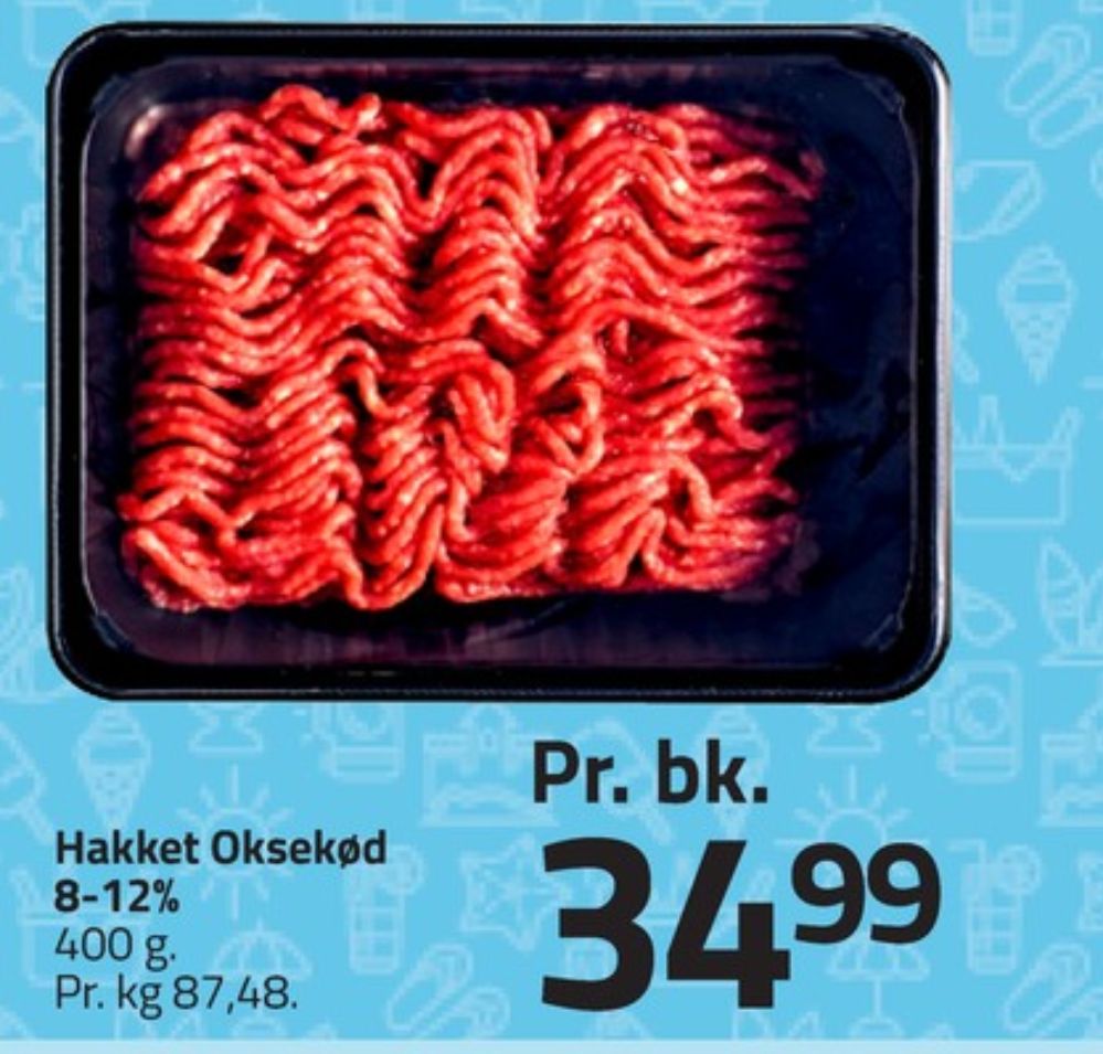 Hakket grisekød 8-12%