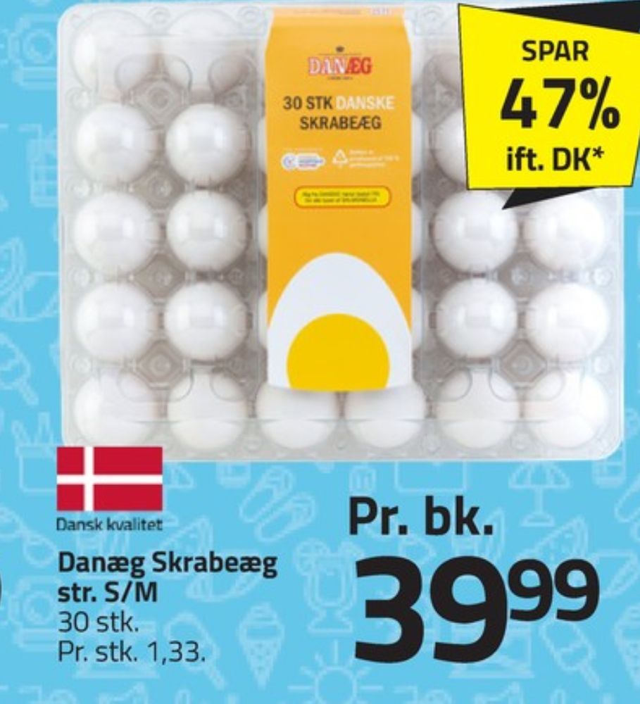 Danæg, Skrabeæg S/M