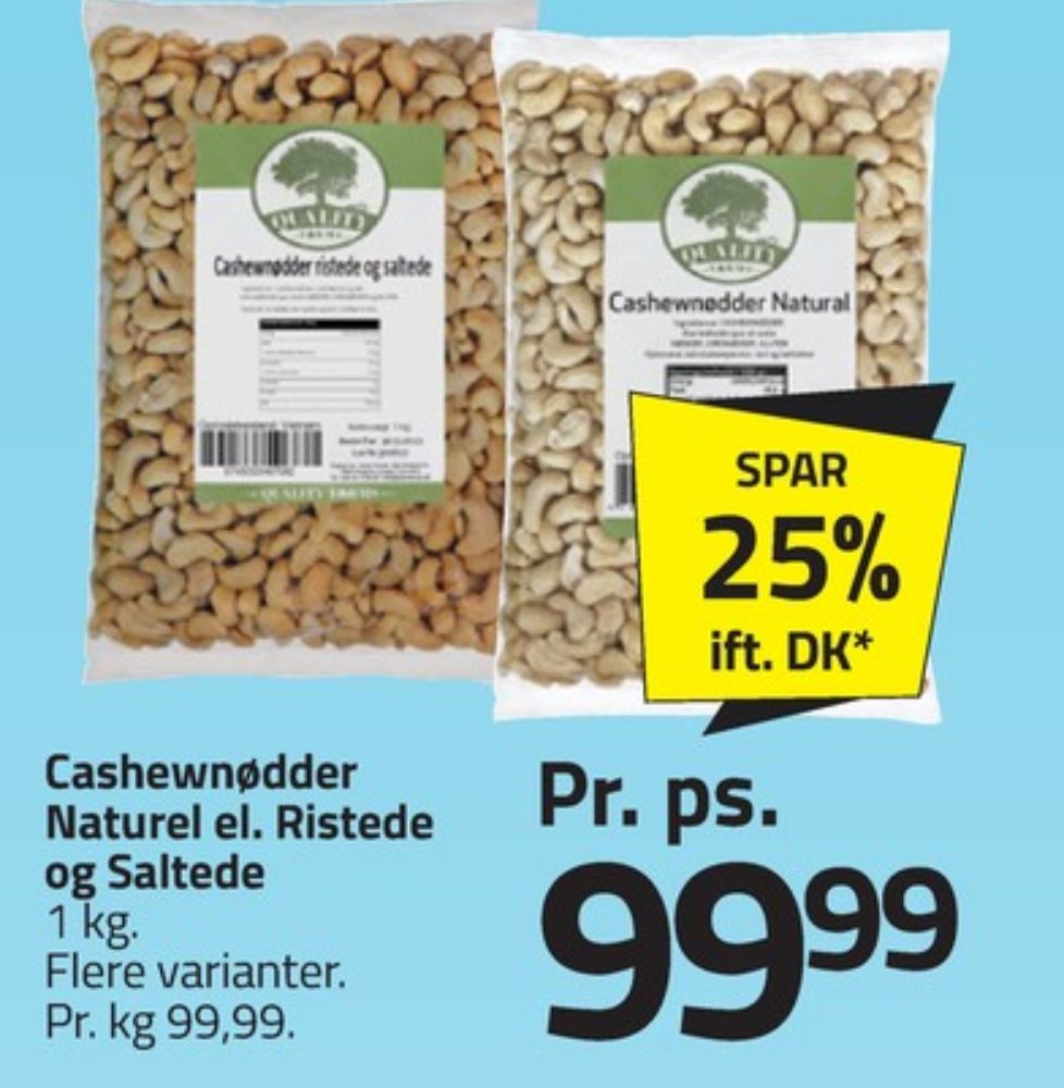 Quality Farms, Cashewnødder