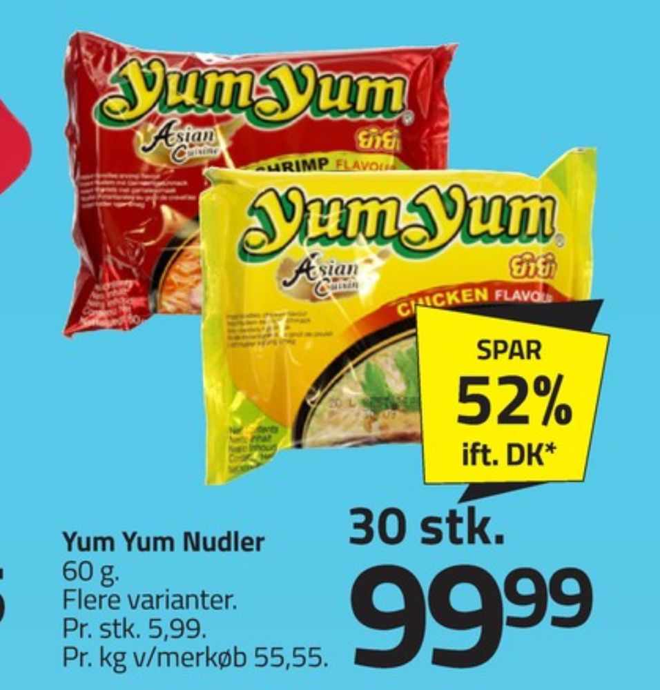 Yum Yum, Nudler Shrimp