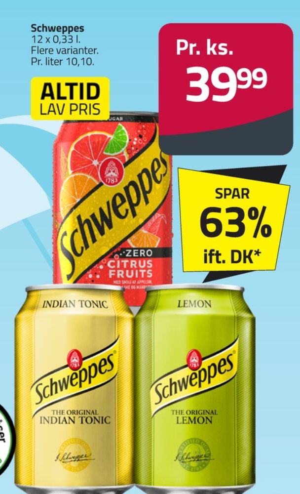 Schweppes, Indian Tonicwater 12 pk