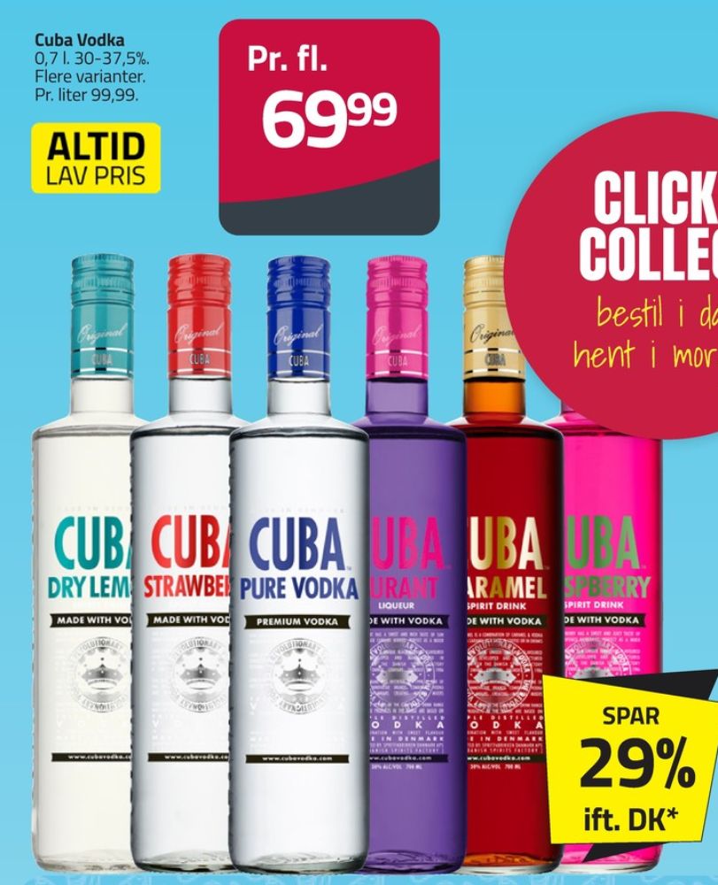 Cuba Pure Vodka, Vodka