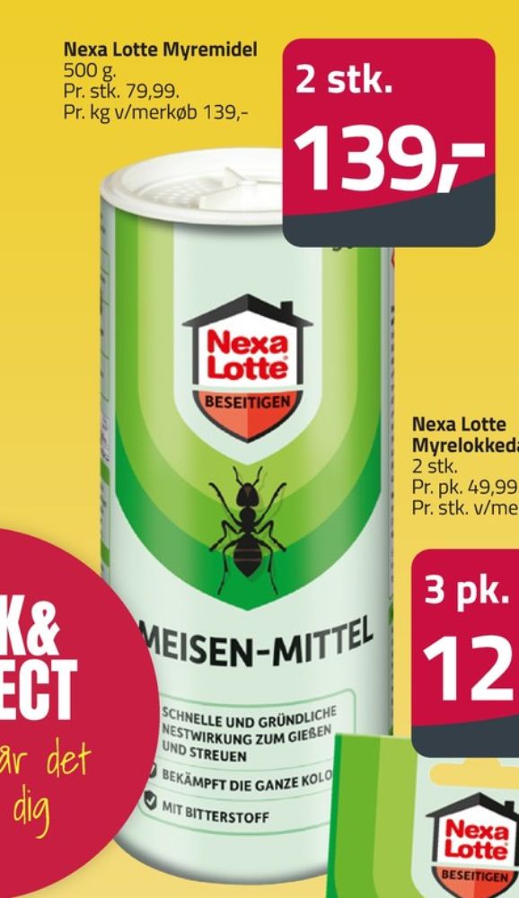 Nexa Lotte, Myregift