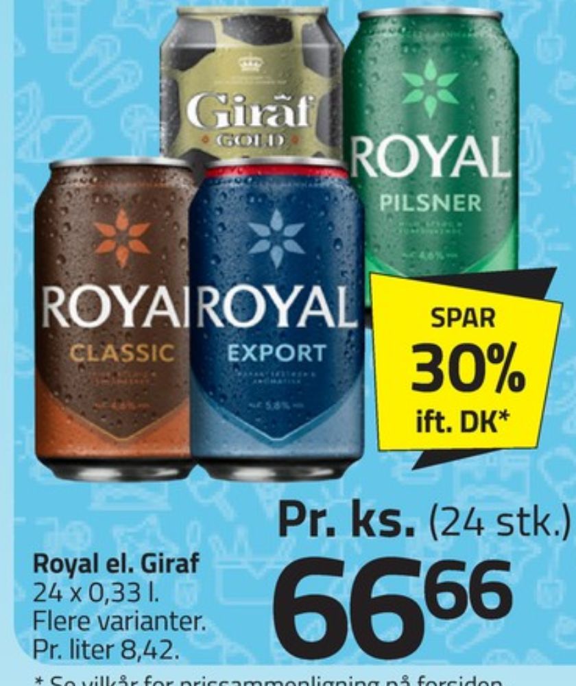 Giraf Gold, Øl 24 pk.