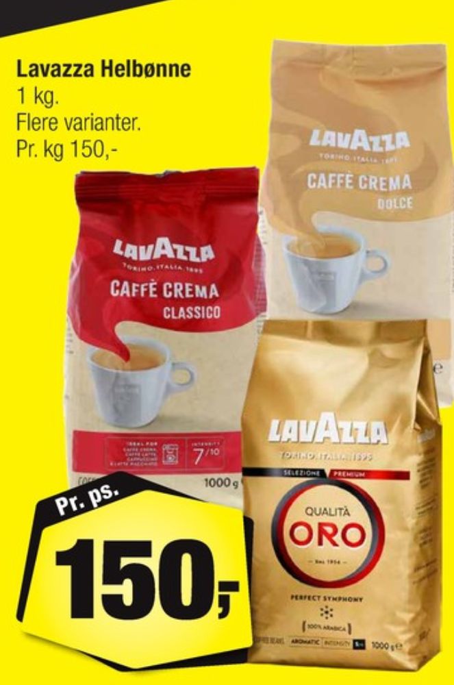 LavAzza Qualita Oro, Kaffebønner