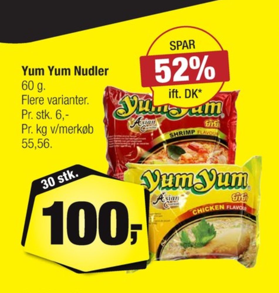 Yum Yum, Nudler Shrimp