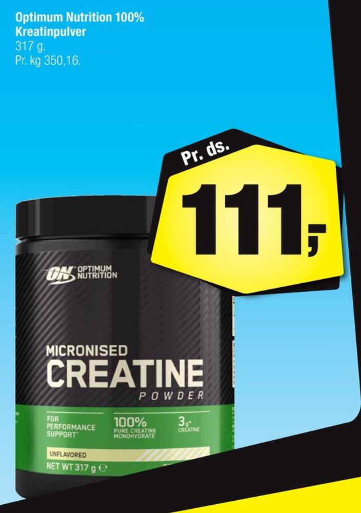 Optimum Nutrition, Træningstilskud