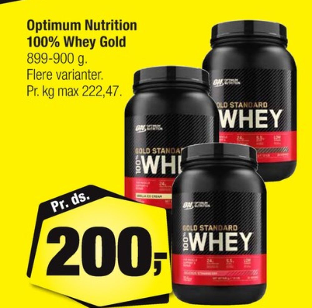 Optimum Nutrition, Træningstilskud