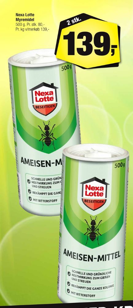 Nexa Lotte, Myregift