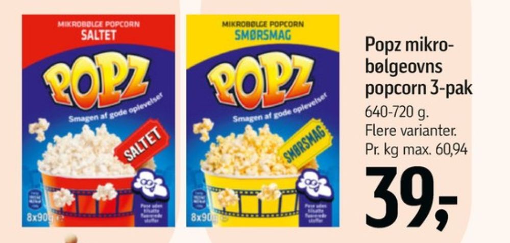 Popz, Popcorn Salted
