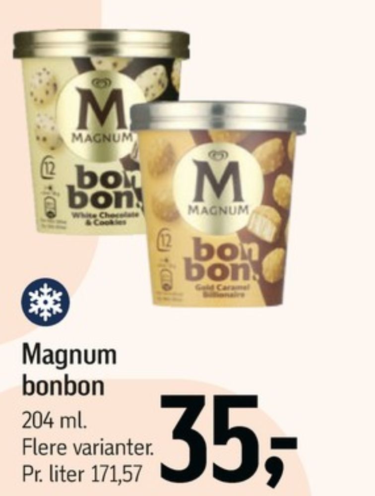 Frisko Magnum, Bon Bon White Chocolate & Cookies Is
