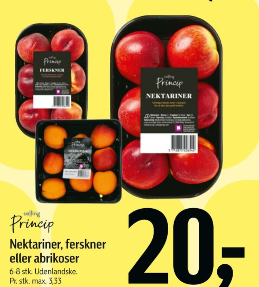 Salling Princip, Abrikoser