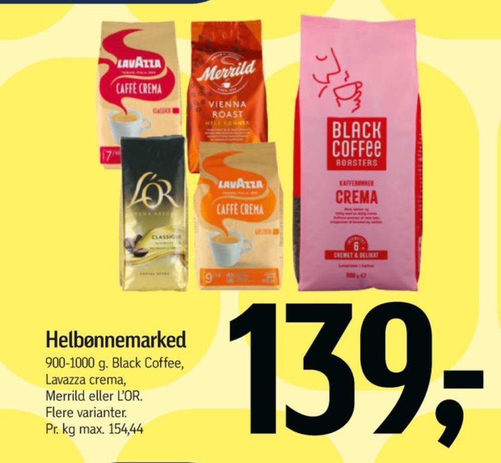 LavAzza Caffe Crema Gustoso, Kaffebønner