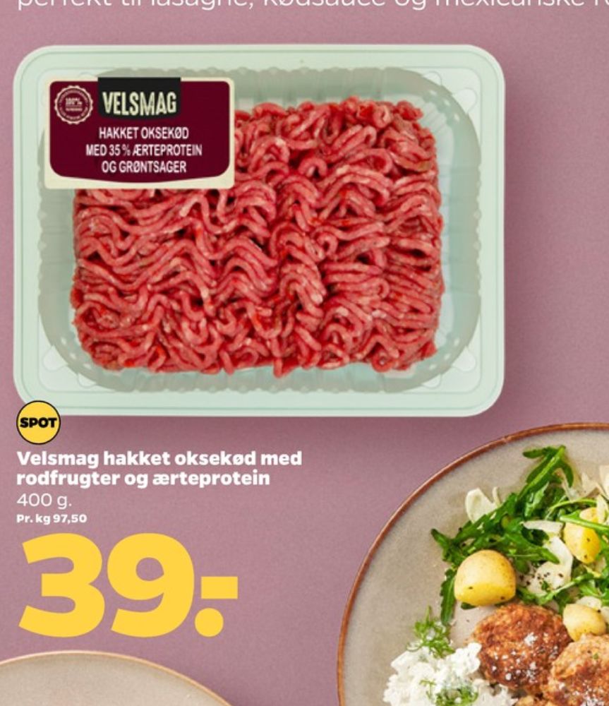 Velsmag, Hakket Okse og Grønt 35%