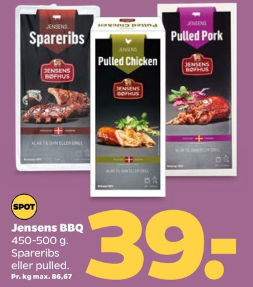 Jensens, Spareribs