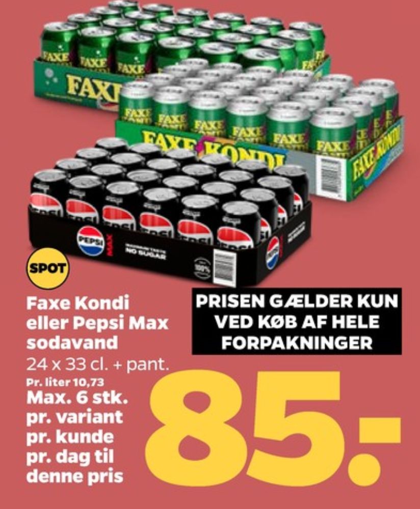 Pepsi Max, Cola 24 pk.