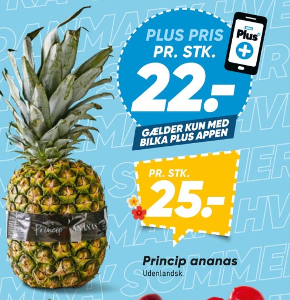 Salling Princip, Ananas