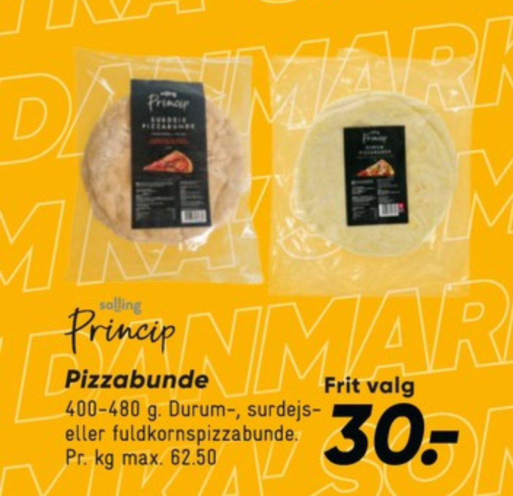 Salling Princip, Pizzabunde