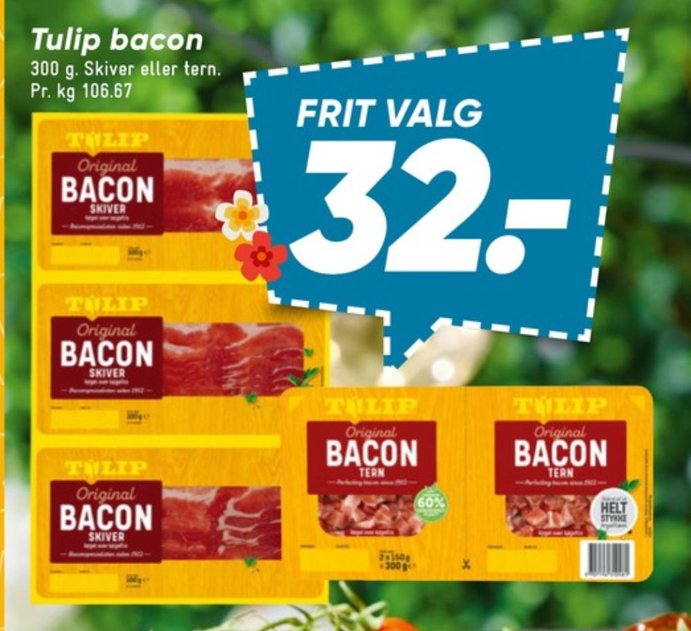 Tulip, Bacontern
