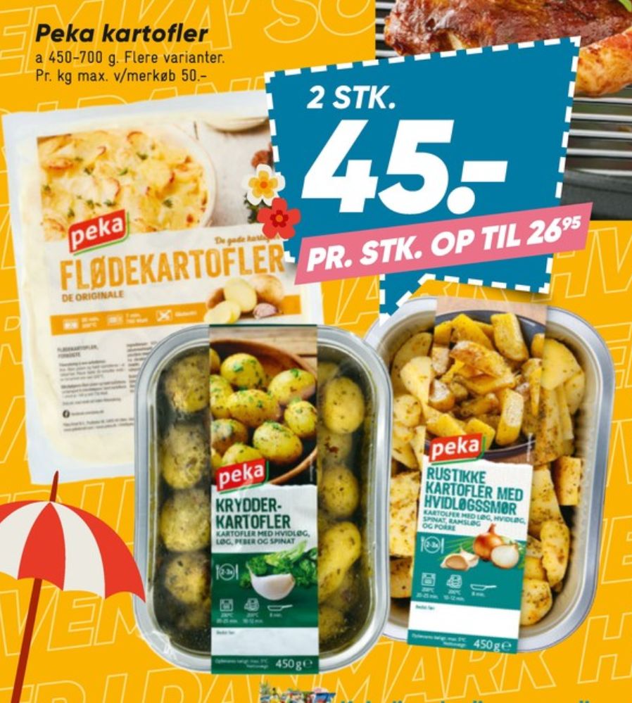 Peka, Rustikke Kartofler med Hvidløgssmag