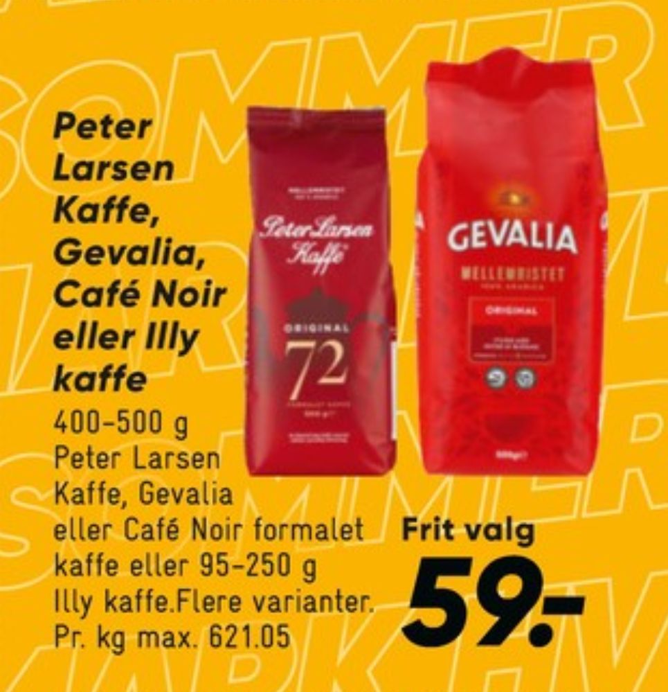 Gevalia Original, Kaffe Formalet